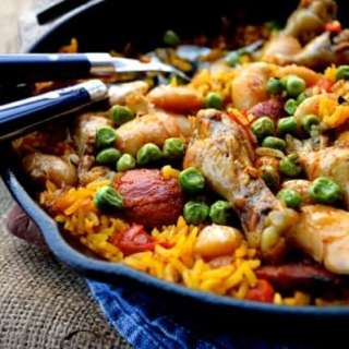 Easy Chicken Chorizo Paella