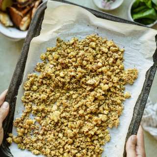 Baked Tofu Crumble