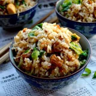 Cantonese Chicken & Salted Fish Fried Rice