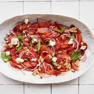 Blood Orange Salad with Red Onion & Mint