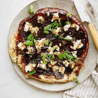 Beet and Goat's Cheese Tart