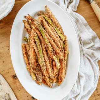 Vegetarian Sweet Potato + Asparagus Fries