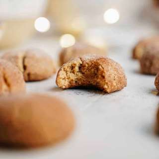 Vegan Sugar Cookies with Cinnamon & Almond Flour