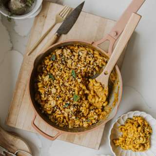 Vegan Pumpkin Mac and Cheese