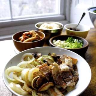 Quick Korean BBQ with Pork Belly