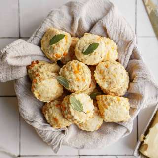 Cheddar Biscuits with Sage