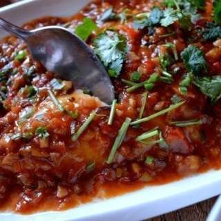 Fish with Spicy Bean Sauce (Douban Yu)