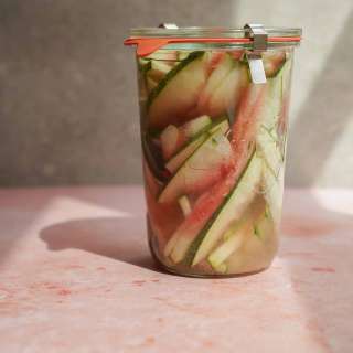 Pickled Watermelon Rind