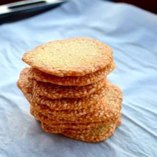 Homemade Sweet Sesame Crisps