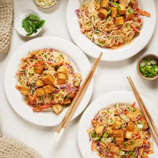 Tofu Spring Roll Salad