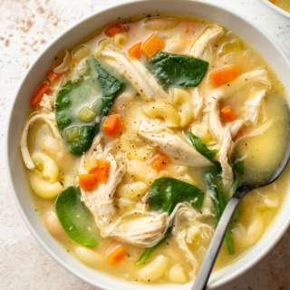 Lemon Chicken White Bean Soup