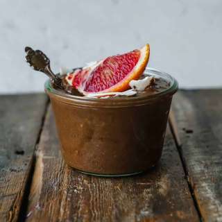 Creamy and Fluffy Vegan Carob Chocolate Mousse