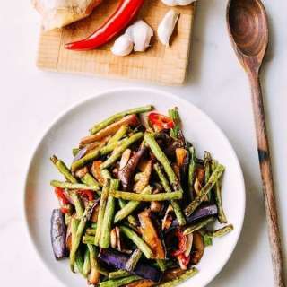 Eggplant String Bean Stir-fry