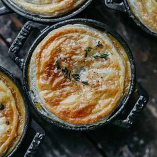 Cream of Mushroom Pot Pie [vegan friendly]