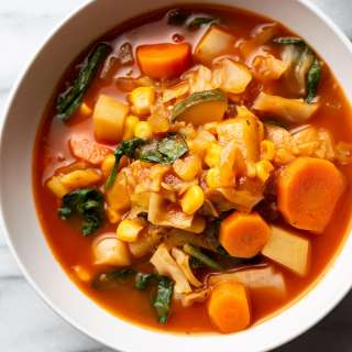 Vegetable Soup with Cabbage