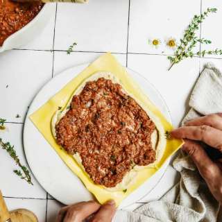 Vegan Lasagna Roll-Ups with Cashew Ricotta