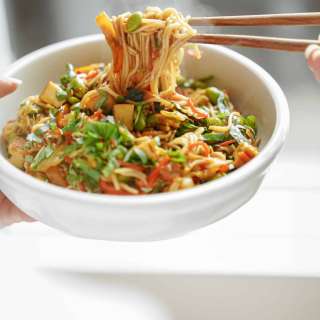 High Protein Stir Fry Veggies with Tofu