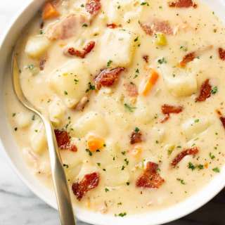 Creamy Potato Soup with Bacon