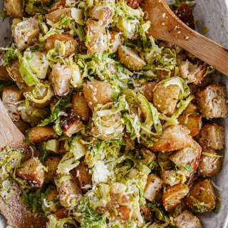 Brussel Sprout Caesar Salad