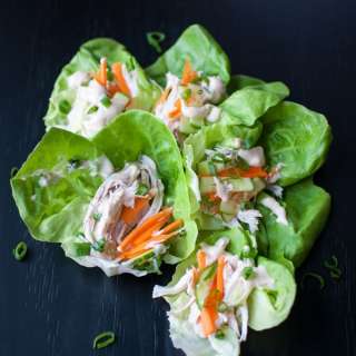 Asian Chicken Lettuce Wraps