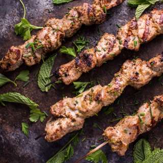 Vietnamese Lemongrass Pork Tenderloin Skewers