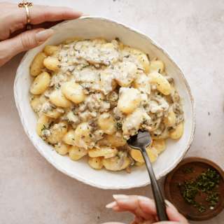 Creamy Truffle Mushroom Gnocchi