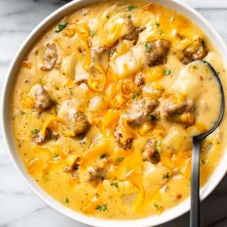 Cheesy Sausage Potato Soup