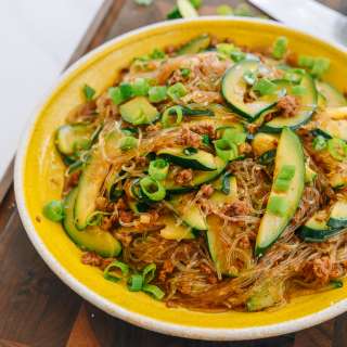 Zucchini with Glass Noodles