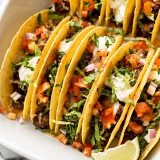 Baked Beef Tacos