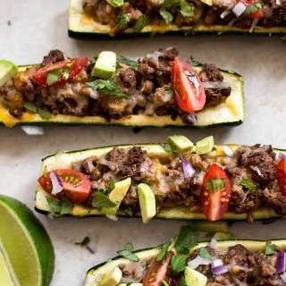 Taco Zucchini Boats