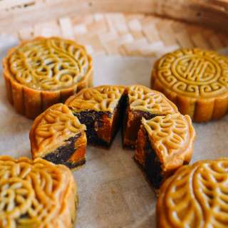 Classic Mooncakes with Red Bean Paste