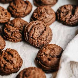 Double Chocolate Protein Cookies