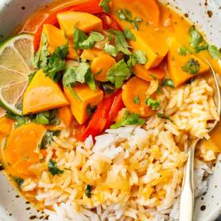 Thai Sweet Potato Coconut Red Curry