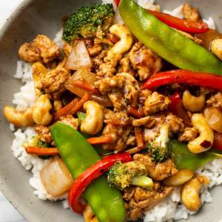 Spicy Ground Chicken Stir Fry