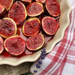 Roasted Figs with Honey and Port