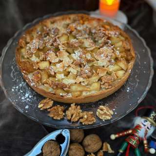 French Apple Tart with Nougat