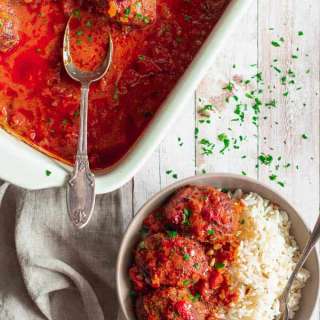 Meatballs In Tomato Sauce (Soutzoukakia)