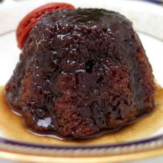 Sticky Toffee Pudding with Apple