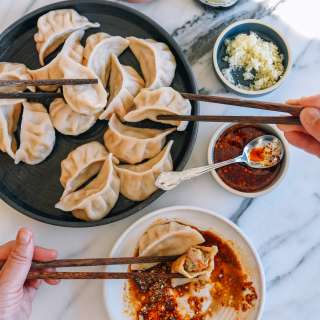 Pork and Celery Dumplings