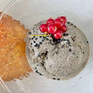 Black Sesame Ice Cream