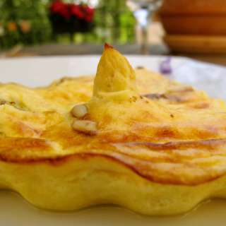 White Asparagus French Clafoutis with Lemon