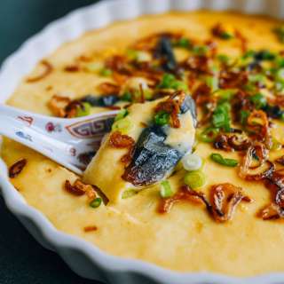 Three Color Steamed Egg (三色蒸水蛋)