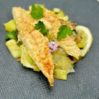 Pan-Fried Mackerel with Mustard