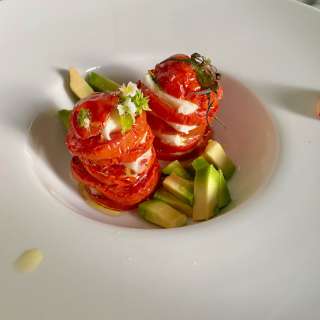 Oven Roasted Tomatoes and Mozzarella