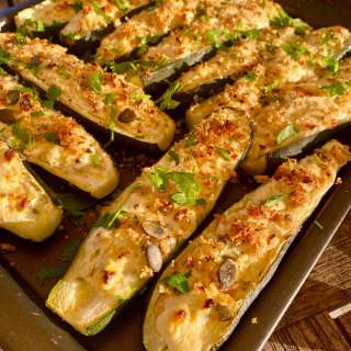 Stuffed Zucchini with Ricotta