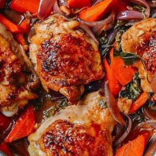 Thai Roasted Chicken Thighs