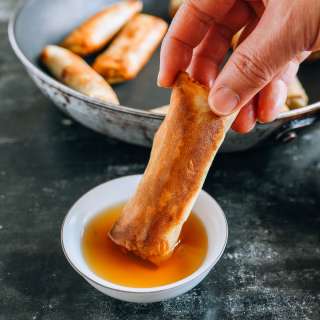 Pan-fried Spring Rolls