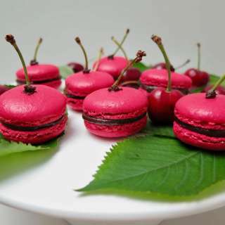 Chocolate Cherry Ganache (Macaron Filling)