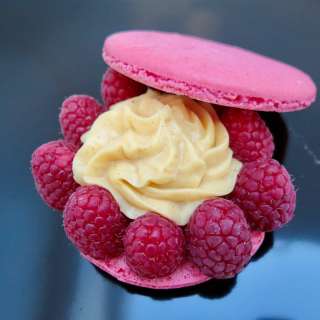Passion Fruit and Raspberry Macaron Filling