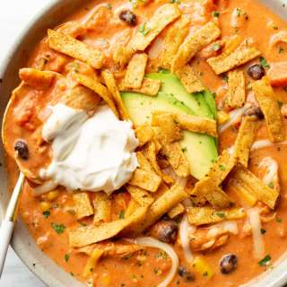 Creamy Chicken Tortilla Soup